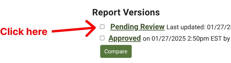 Red arrow points to link to click