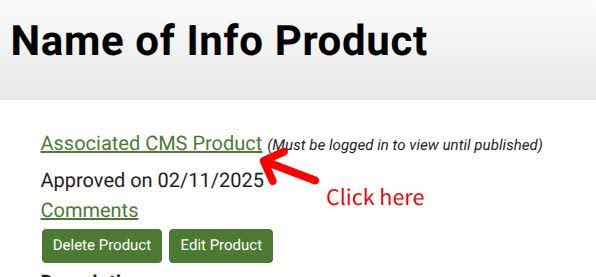 Red arrow points at link to click