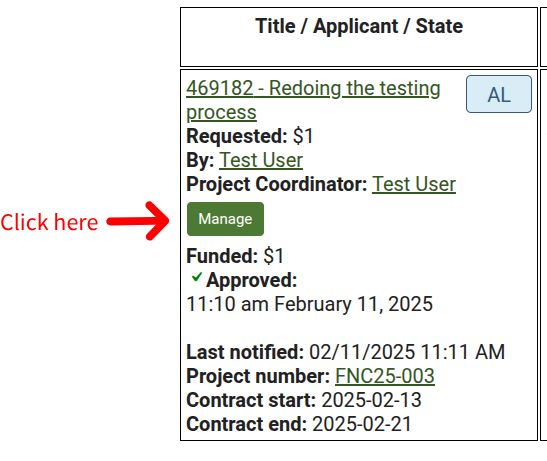 Red arrow points at Manage button